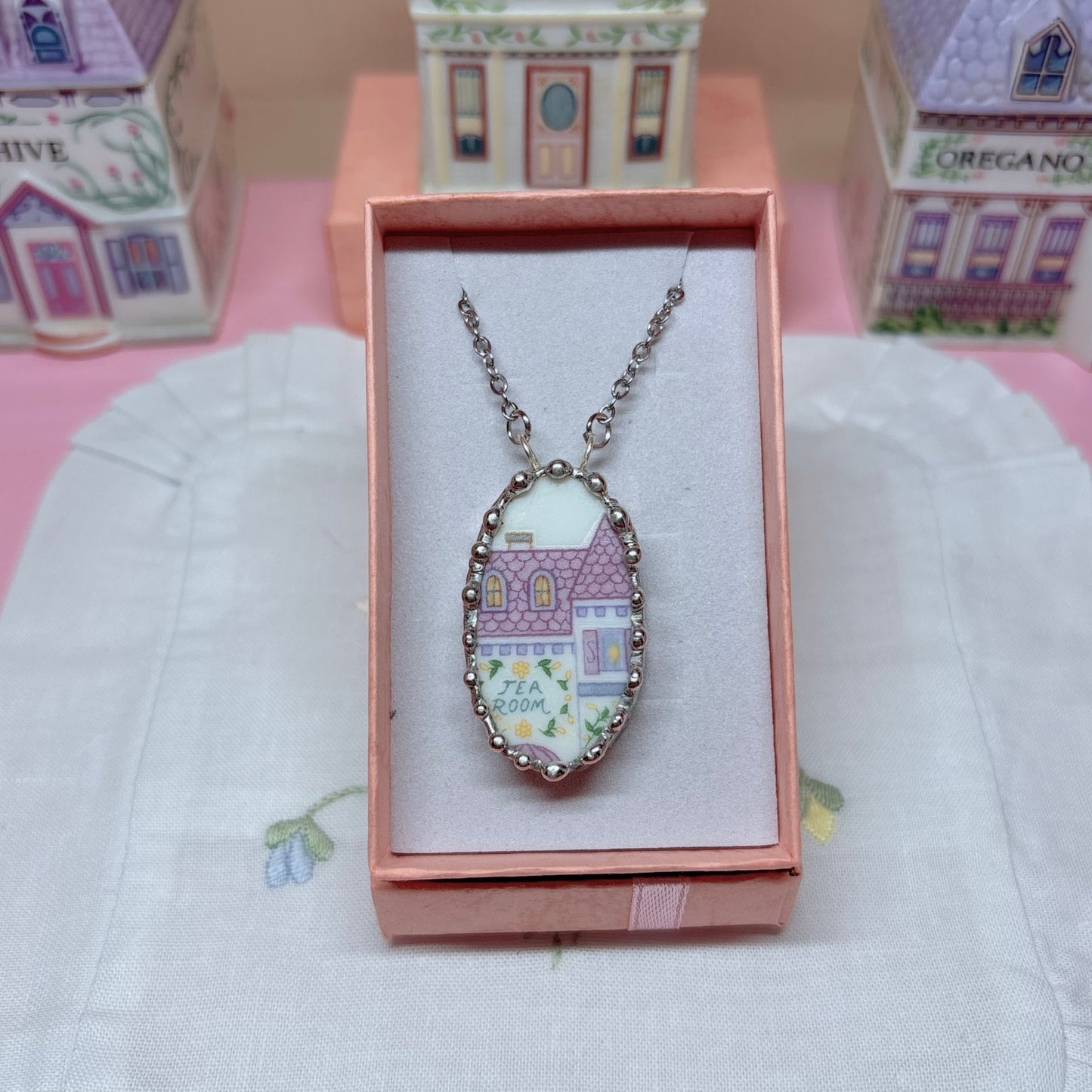 Lenox Spice Village Tea Room Necklace