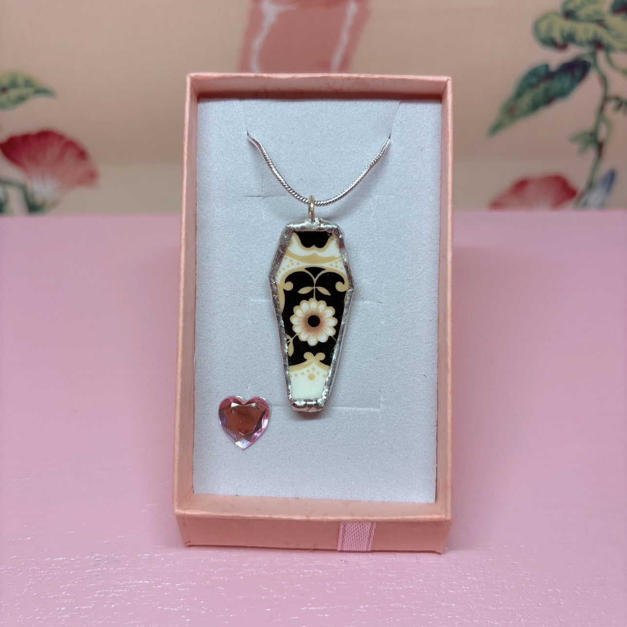 Coffin Art Deco Necklace