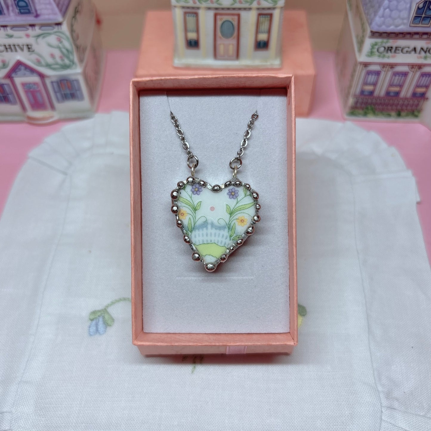 Lenox Spice Village Heart Medium Necklace