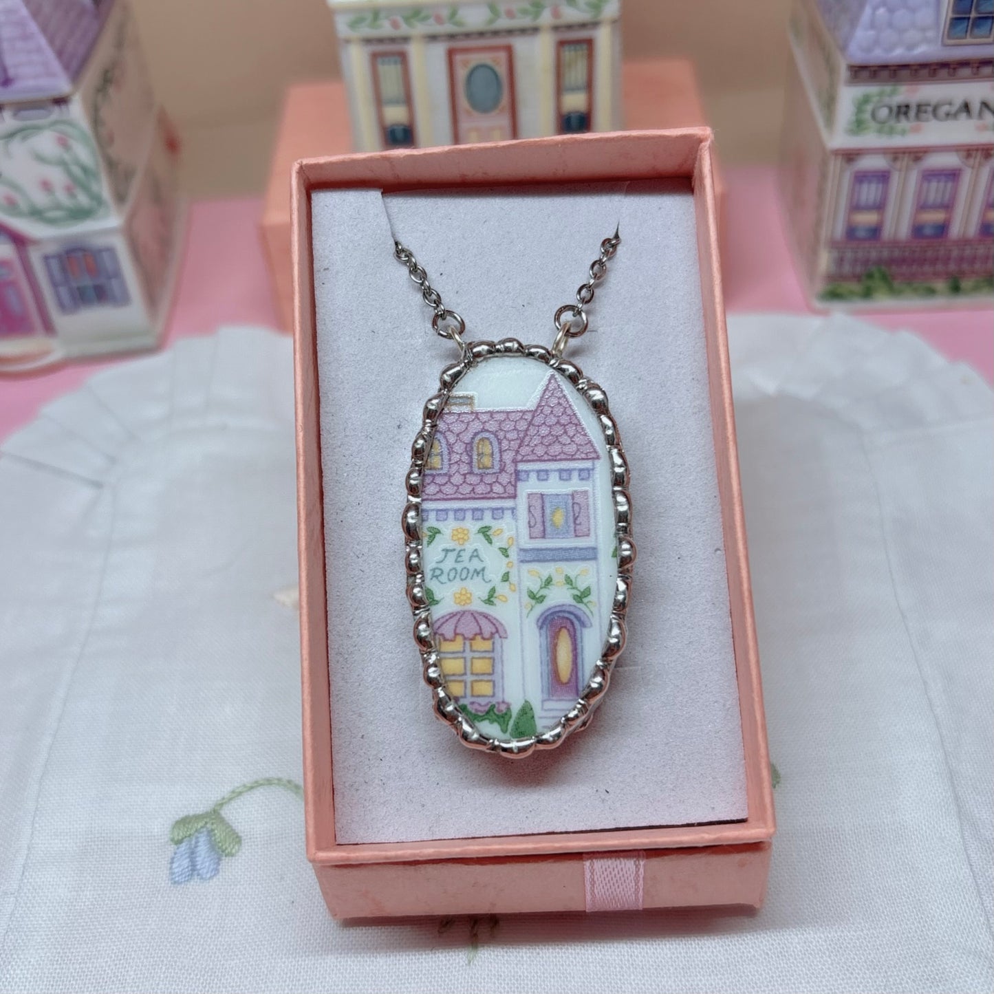 Lenox Spice Village Tea Room Necklace