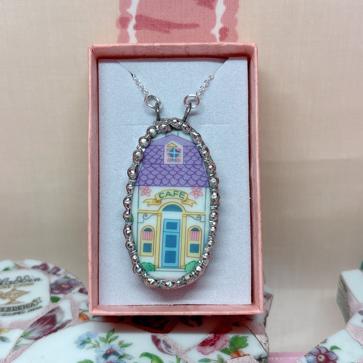 Lenox Spice Village Cafe Necklace