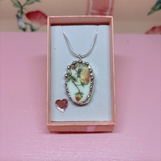 Oval Strawberry Necklace