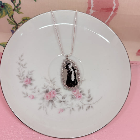 Stylized Kitty Necklace