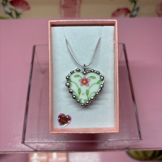 Lenox Spice Village Heart Necklace