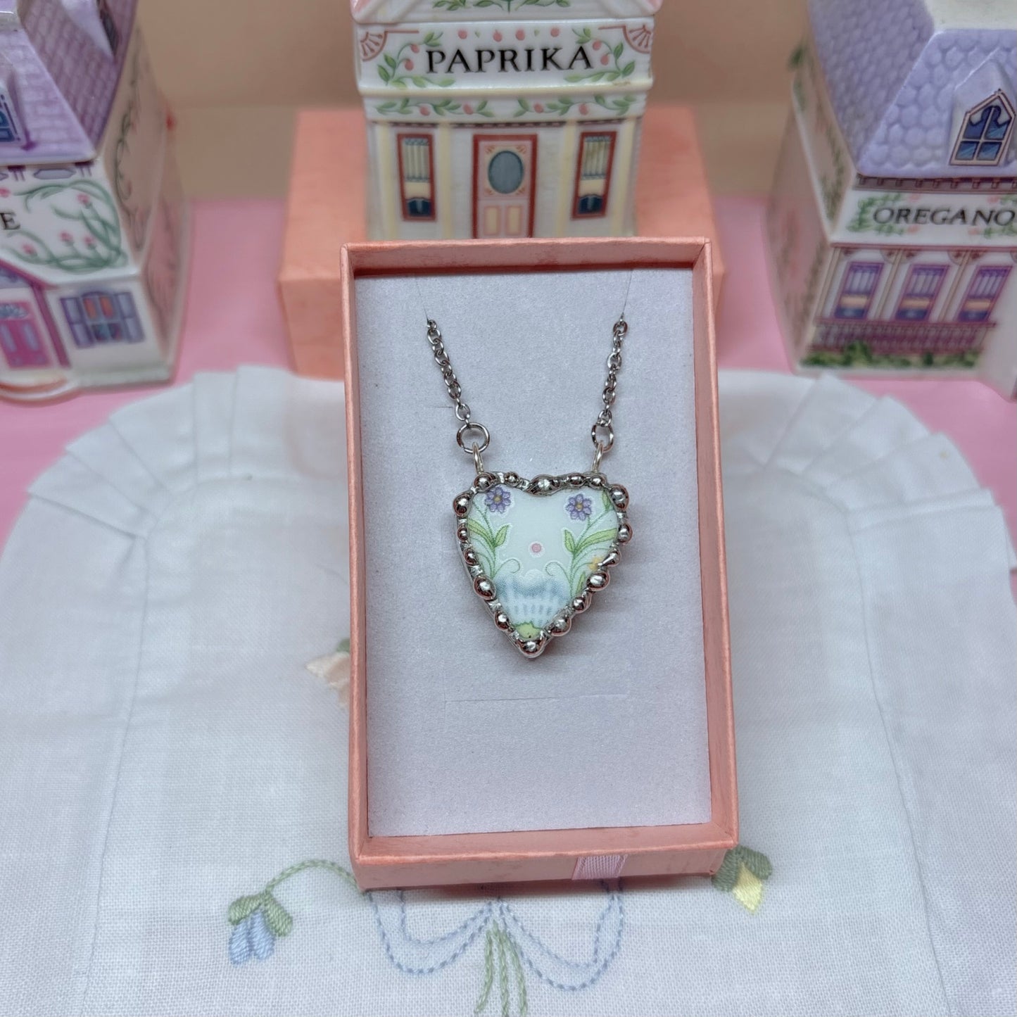 Lenox Spice Village Heart Small Necklace