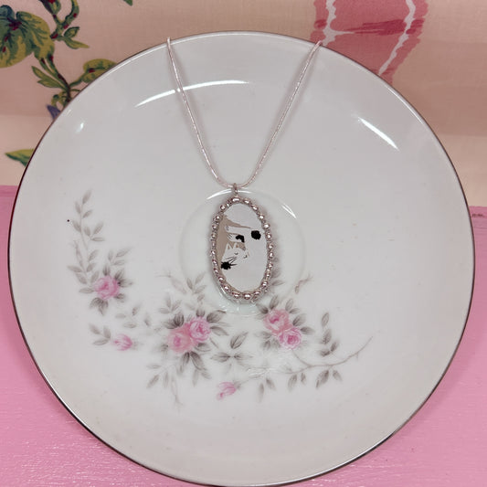 Stylized Kitty Necklace
