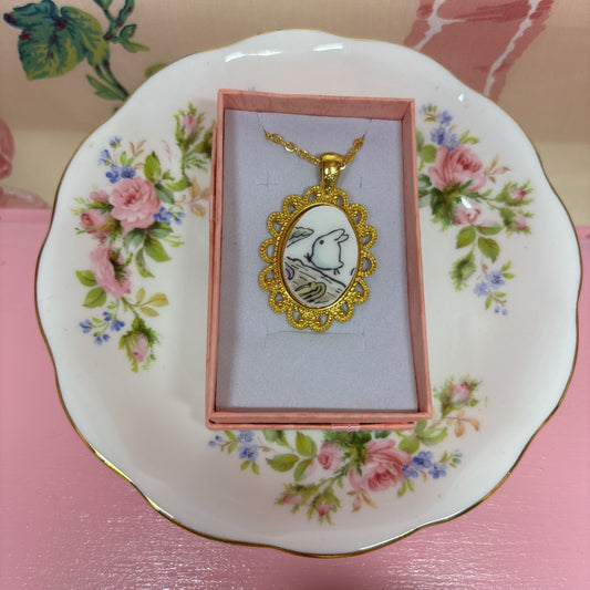 Totoro Necklace Gold