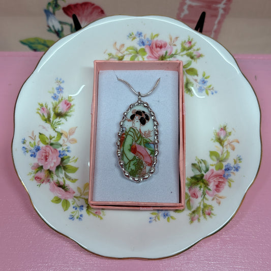 Vintage Geisha Necklace