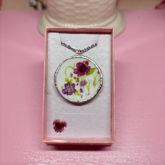 Round Wild Flower Necklace