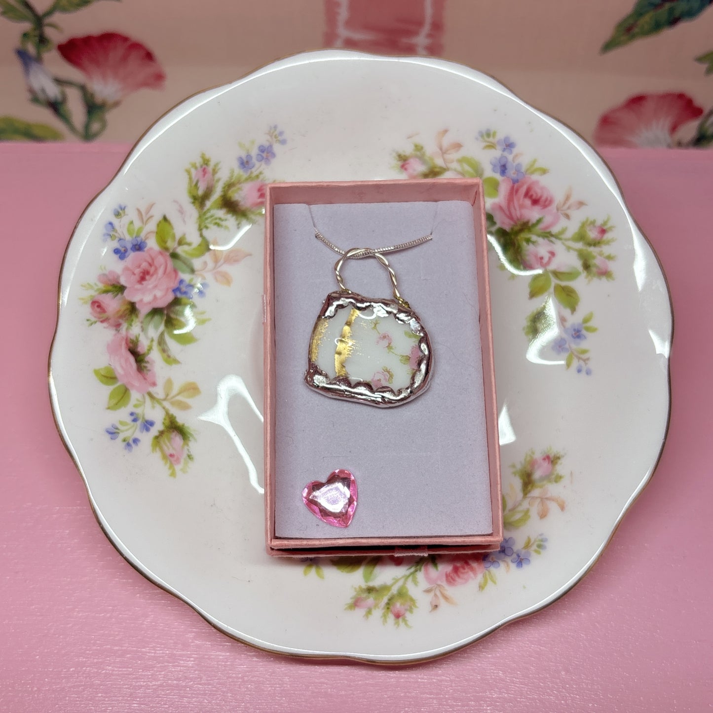 Haviland Teacup Necklace
