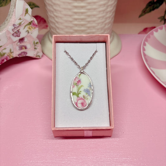 Oval Bouquet Necklace