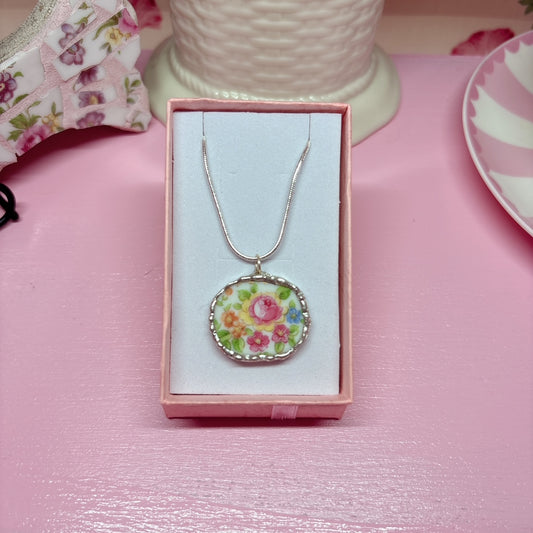 Oval Bouquet Necklace