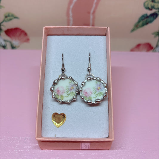 Round Bouquet Earrings