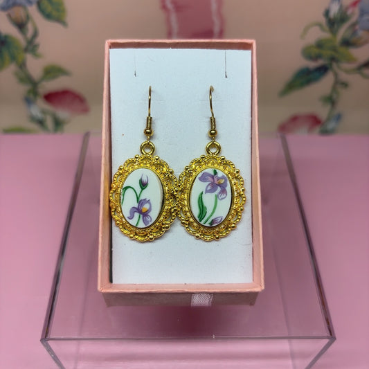 Gilded Lenox Earrings