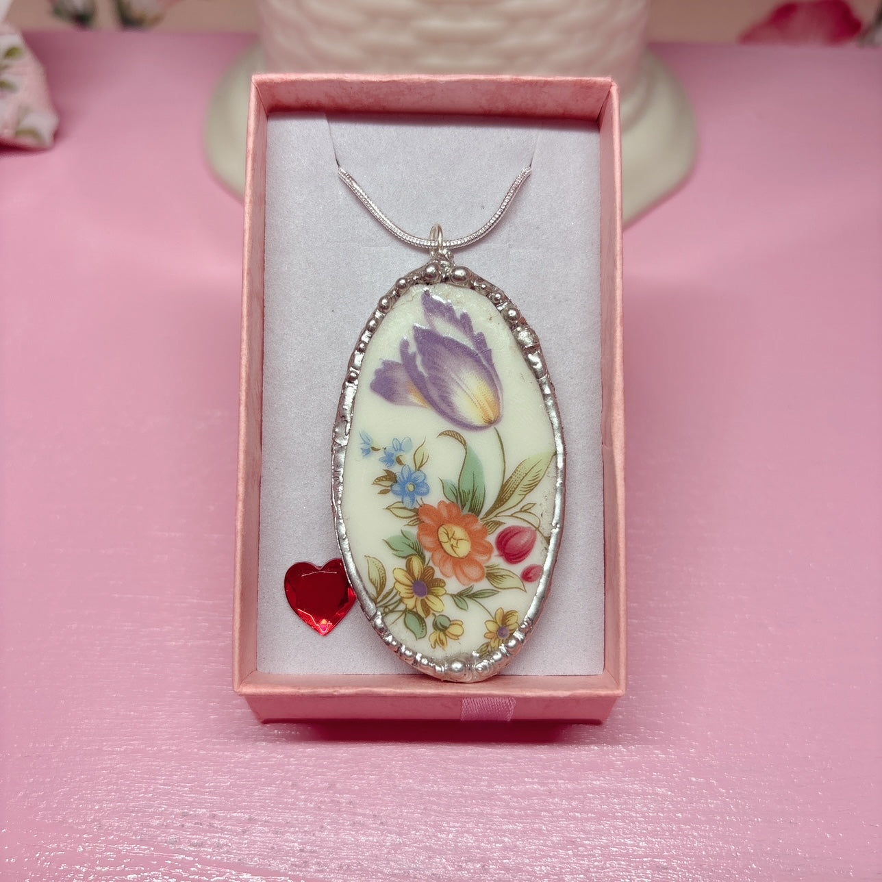 Oval Bouquet Necklace