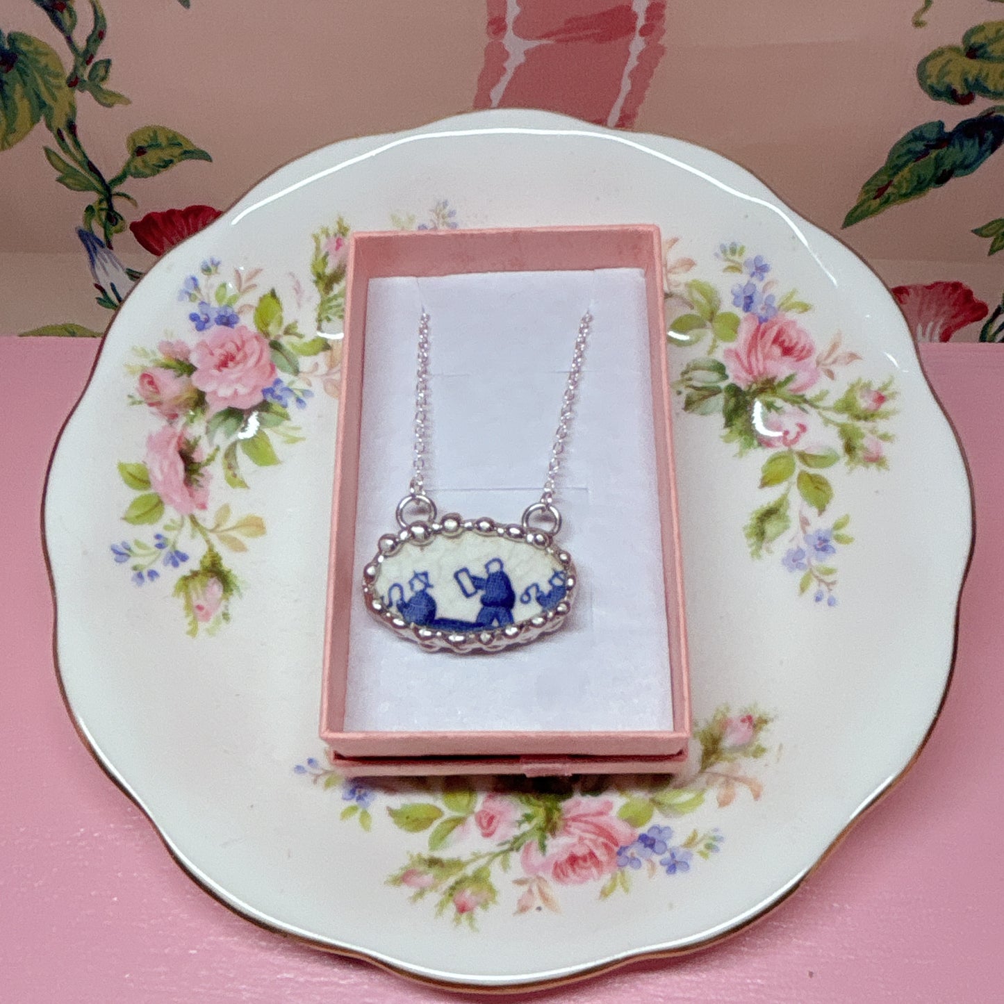 Blue Willow Necklace