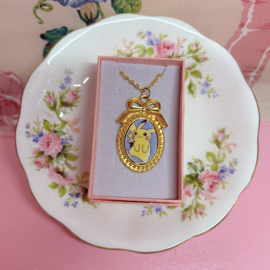 Pokémon Pikachu Necklace Gold