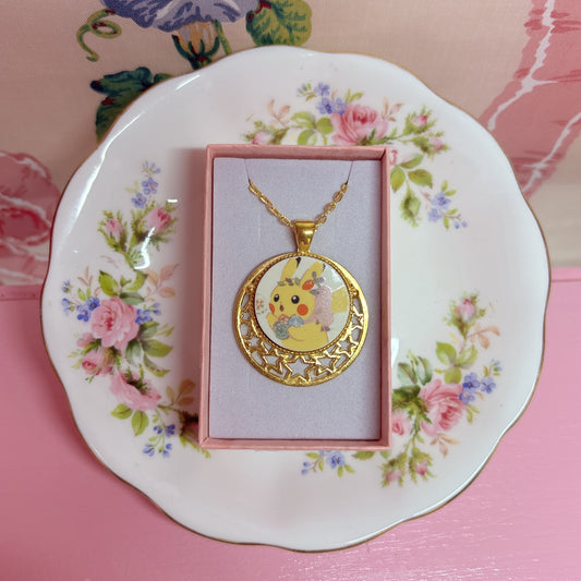 Pokémon Pikachu Necklace Gold