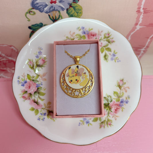 Pokémon Pikachu Necklace Gold