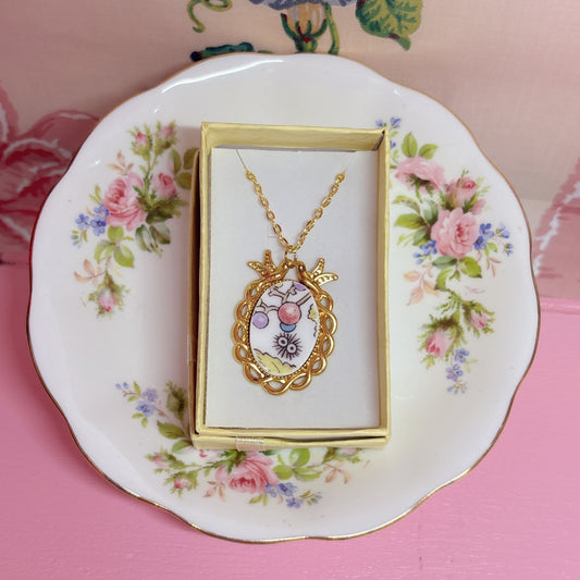 Totoro Necklace Gold