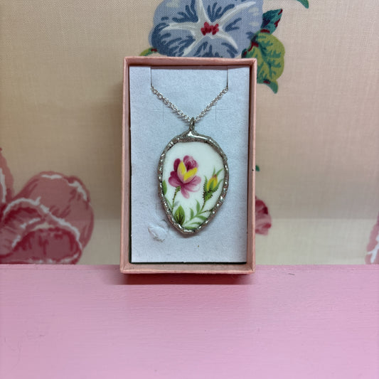Vintage Flower Necklace