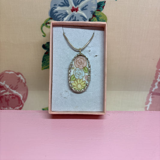 Vintage Flower Stack Necklace