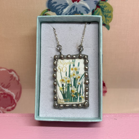 Vintage Stamp Prefecture Flowers Japan (Narcissus)