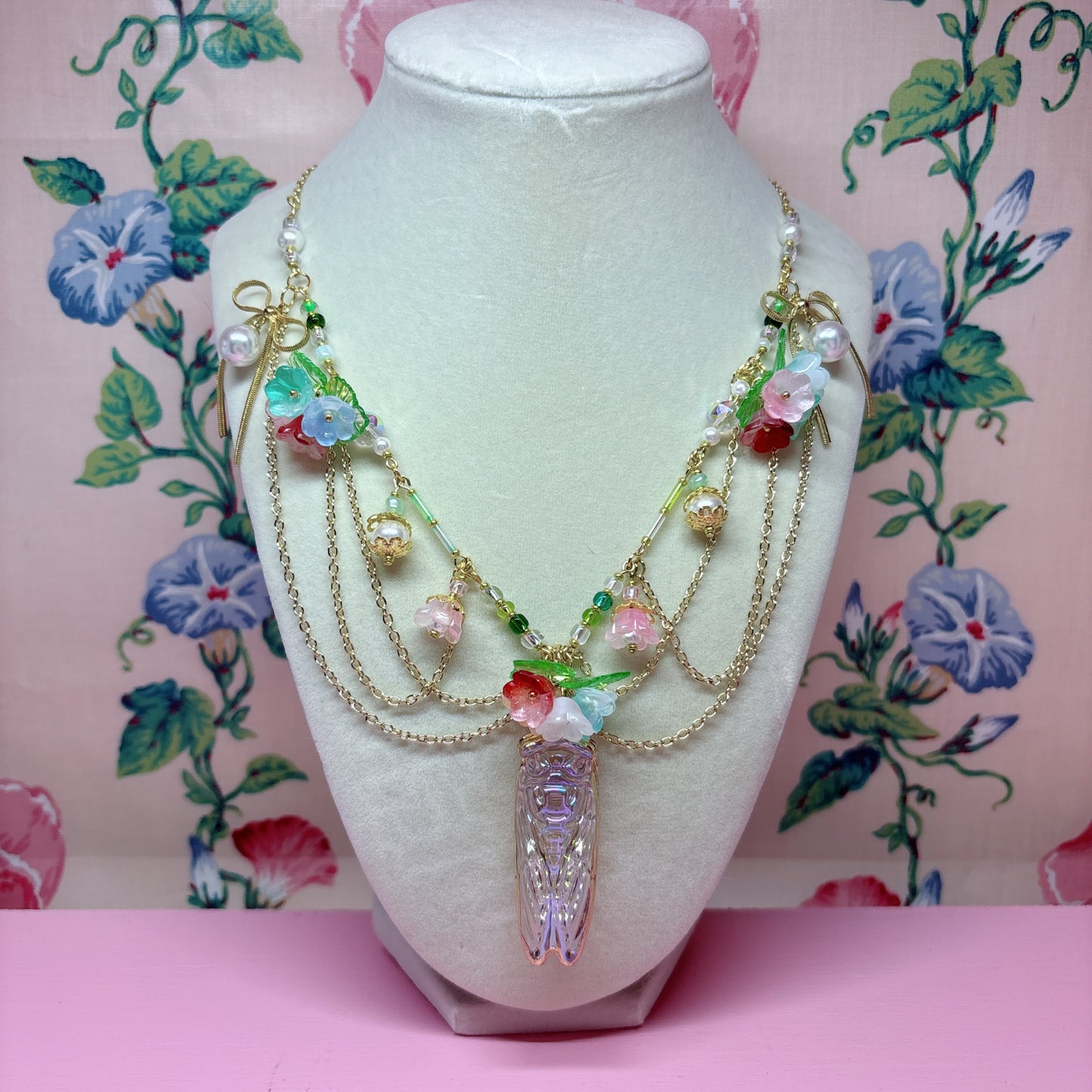 Cicada Charm Necklace