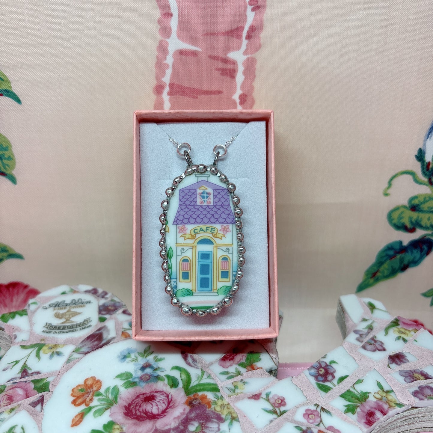 Lenox Spice Village Cafe Necklace