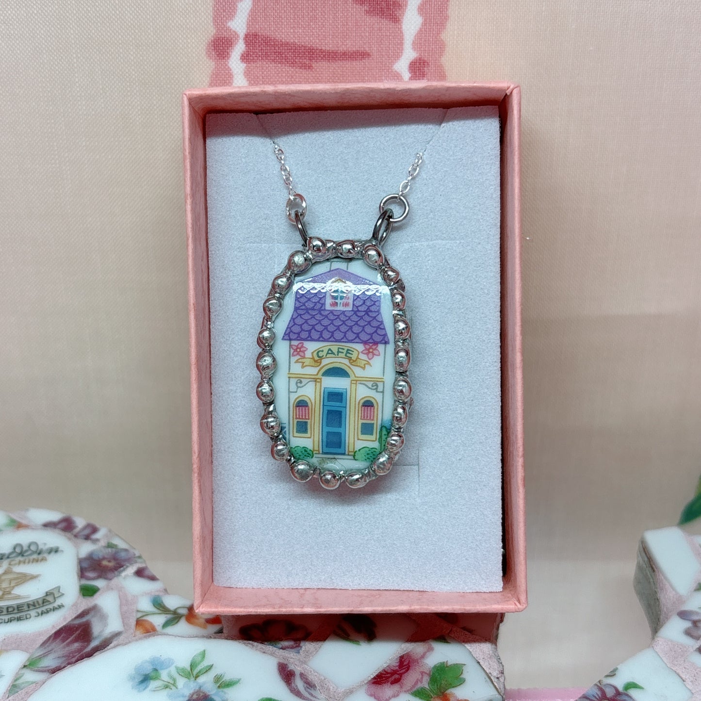 Lenox Spice Village Cafe Necklace Small