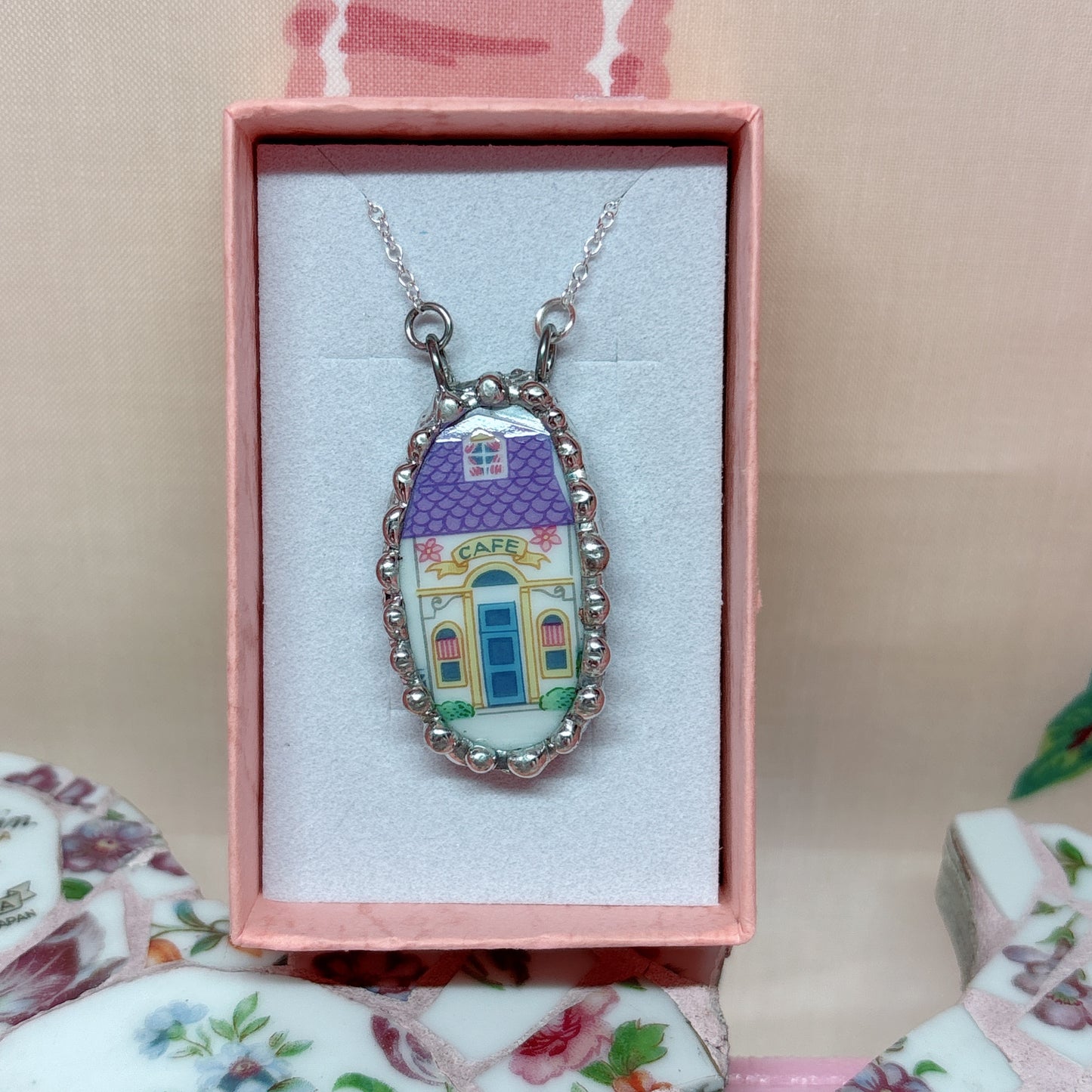 Lenox Spice Village Cafe Necklace Small