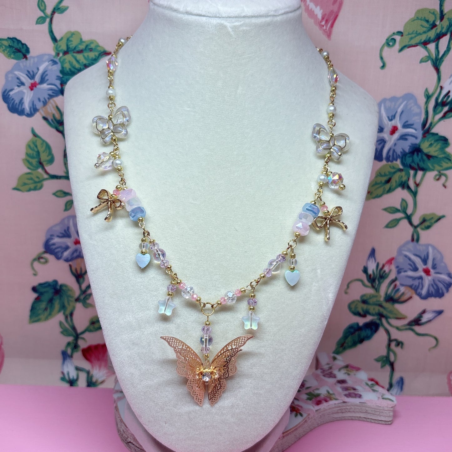 Butterfly Fae Charm Necklace