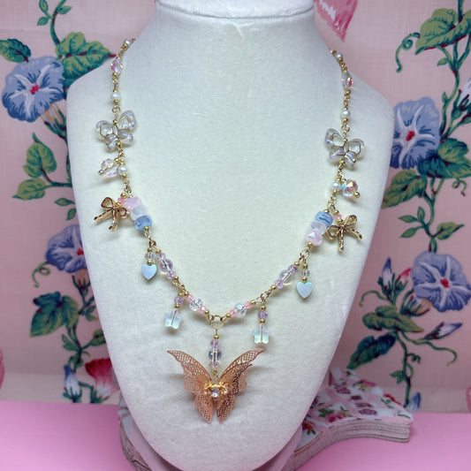 Butterfly Fae Charm Necklace
