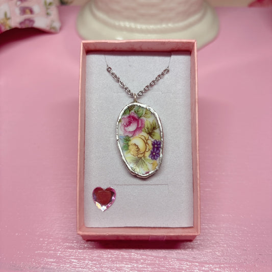 Oval Bouquet Necklace